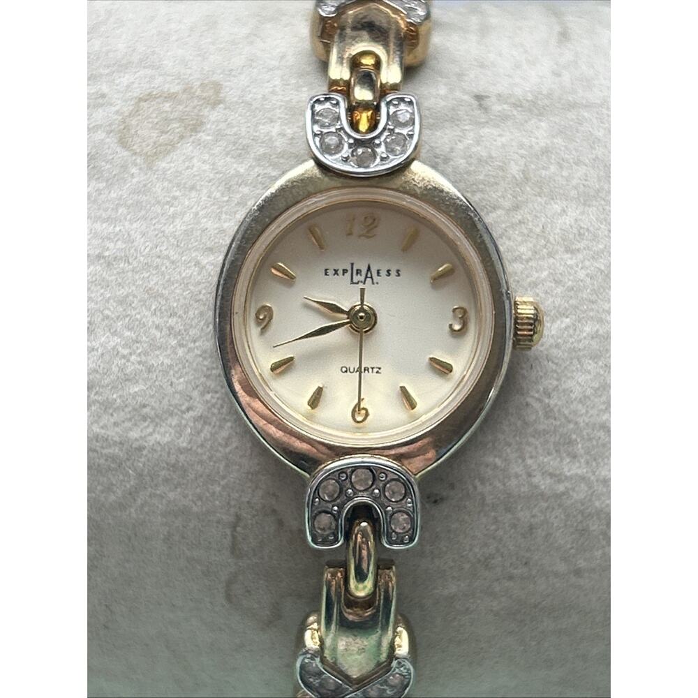 LA Express Gold Tone Women’s Quartz Watch